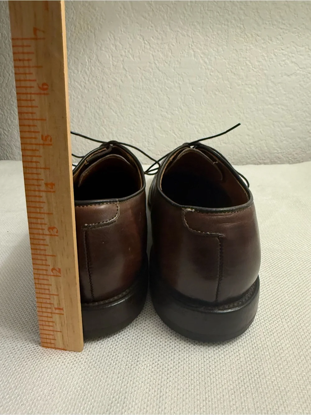 Allen Edmonds Byron Mens 11 A Brown Leather Cap Toe Oxford Dress Shoes USA